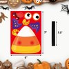 Halloween Crafts for Kids Candy Corn Magnet Foam Craft Kit for School Classroom Activities Halloween Party Ornament Supplies 12 Sets
