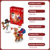 LONTIME Christmas Building Block Set-New 2024 Santa Claus and Snowman Character Set, Christmas and Birthday Gifts, Suitable for Children Over 9 Years Old (720 Pieces)