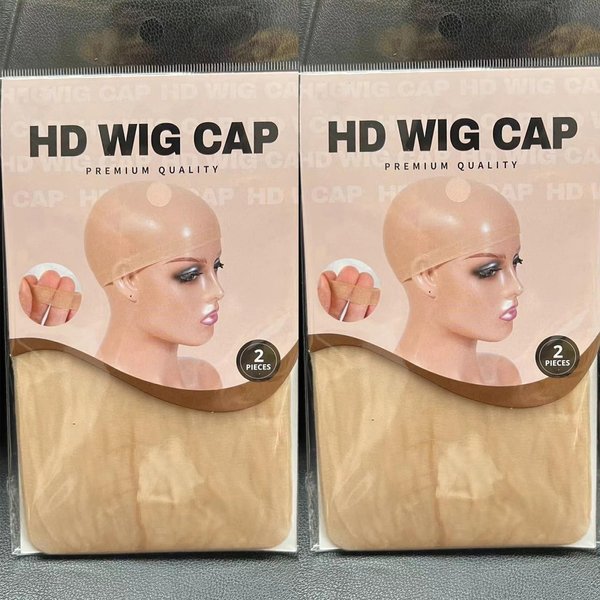 JCL HD Wig Cap for Women, Invisible and Sheer Breathable Ultra-thin Stretchy Stocking Caps for Lace Front Wigs, Wig Caps for Women Lace Front, 4 Pieces Bald Cap for Women