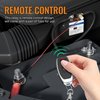 Joinfworld Kill Switch for Car 360A 12V Remote Battery Disconnect Switch with Led Voltmeter Battery Kill Switch Anti Theft with Wireless Remote Control Relay Fobs for Auto Boat Truck
