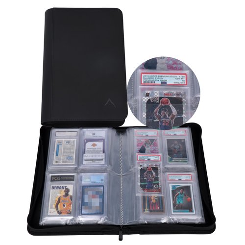 Alteagle Graded Card Binder, Fits 48 PSA Sized Slabs, 4-Pocket Slab Binder for PSA, CGC, CSG, FGS and FCG Slabs