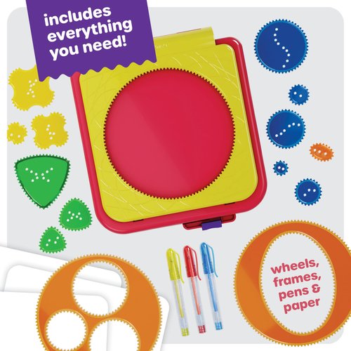 Dan&Darci Spiral Art Kit for Kids - Craft Set for Girls & Boys Ages 6-12 - Gifts for 6, 7, 8. 9, 10 Year Old Girl, Boy - Toys and Crafts Kits Gift - Arts Birthday Retro Vintage Ideas Drawing