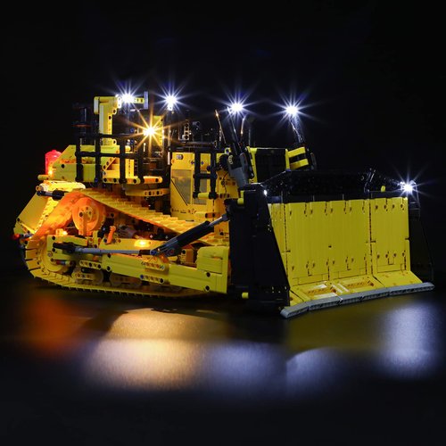 BRIKSMAX Led Lighting Kit for Technic App-Controlled Cat D11 Bulldozer - Compatible with Lego 42131 Building Blocks Model- Not Include The Lego Set
