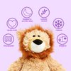 warmies Microwavable & Weighted Stuffed Animals, Lion - Heated Stuffed Animal Plushie for Warmth & Comfort - Cute Soft Plush Toys for Adults & Children (Boys, Girls, Babies & Toddlers)