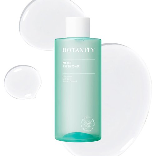 BOTANITY Makiol Toner | PHA | Cica Toner | Hydrating & Refreshing for Oily Skin | Sebum Control | Pore Refining | Acne Prone Sensitive Skin, Oily Skin | Cruelty-Free | 10fl oz