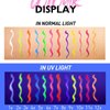 UV Neon Liquid Eyeliner Set Colored Eyeliners Pen Colorful Waterproof Smudge-proof Pigmented Graphic Liners Eye Makeup Gift Kit (09)