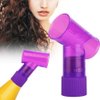 MAVIS LAVEN 360° Roatable Spin-in-curl Hair Dryer Diffuser Curly Tornado Hair Curler Blow Dryer Wind revolveHair Curl Diffuser(purpke)