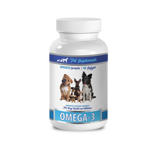 Natural Supplement for Dogs - Omega 3 - Advanced Complex - Health &amp; Wellness - for Dogs - Omega 3...