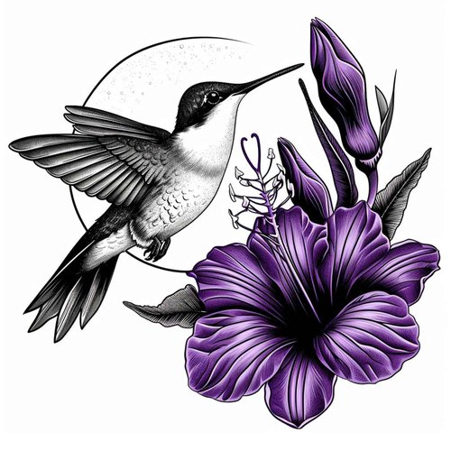 Dopetattoo 6 Pcs Temporary Tattoos Hummingbird Fake Tattoos For Adult Real Tattoo