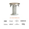 SinkShroom Revolutionary Bathroom Sink Drain Protector Hair Catcher, Strainer, Snare, Nickel Edition