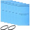 KEEPOW Wet Dry Vac Filter Fit for Stinger 2.5 to 5 Gallon Wet Dry Vacuum WS0255VA, Part# VF2000, 6 Pack