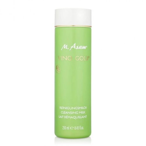 M. Asam Vino Gold Cleansing Milk – Gentle Facial Cleanser removes makeup & targets impurities, Face Wash with Vitamin E & F – nourishes with moisture, facial care, 8.45 Fl Oz