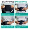 MODVEL Back Brace for Men And Women Lower Back Pain, Back Support Belt, Lumbar Braces for Pain Relief, Herniated Disc, Sciatica, Scoliosis And More, FSA or HSA eligible.