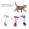 Mice Furry Pet Cat Toy, 8.7in Christmas Mouse Cat Toy Set for Cat Kitten
