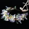 Vivivalue Wedding Flower Crown Women Flower Headband Hair Wreath Floral Headpiece Halo Party Prom Photos