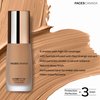 Faces Canada HD Runway Ready Foundation, Red Orange Extract & Gold particles, High Coverage, Oil-Free, Flawless Radiance, Vegan & Cruelty Free, Paraben Free, Almond Beige 06 (Beige), 1.01 Fl Oz