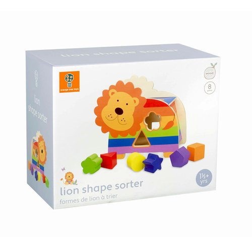 Orange Tree Toys Lion Shape Sorter