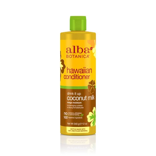 Alba Botanica Natural Hawaiian Conditioner Coconut Milk, 12 oz