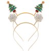 YAHPERN Christmas Headbands for Women Xmas Tree Reindeer Hairbands Happy New Year Snowflake Hairbands Holiday Gifts