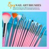 Teenitor Nail Art Kit, Nail Art Tools with Nail Art Brushes, Nail Design Kit, Nail Dotting Tools, Nail Stickers, Nail Rhinestones, Nail Art Foil, Nail Art Tapes, Nail Accessories For Nail Art