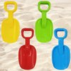 Chochkees Beach Sand Shovel Day Play Set, 10.5" Inch Shovel, Birthday Treats for Boys and Girls (4-Pack)
