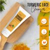 DERMAXGEN Turmeric Facial Cleanser - Natural Anti Aging Exfoliating, Nourish & Glowing Cleanser for Clearing Acne Scars, Age Spots, Sun Damage, Discoloration- 5 OZ