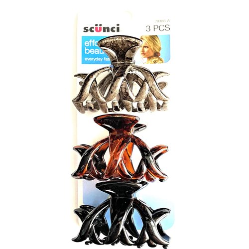 Effortless Beauty Jaw Clips 3 Pieces