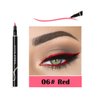 DNM Cat Eye Makeup Waterproof Neon Colorful Liquid Eyeliner Pen Make Up Comestics Long-lasting Black Eye Liner Pencil Makeup Tools (red)
