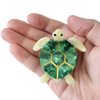 Small Sea Turtle Hair Clips,Cellulose Acetate Hair Clips,Small Claw Clips for Girl,Hair Accessories,Green