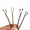 100 Count Hair Pins Hairpins with Box for Women Lady Girls Kids Hair Pin Invisible Wave Hairgrip Barrette Hairclip Bulk with storage box Hair Accessories(black, brown, silver, gold)