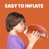 Jumbo Inflatable Football Toys for Kids (Pack of 12) 16-inch Beach Ball Blow Up Football Party Supplies, Football Birthday Party Decorations Football Party Favors Football Goodie Bags Stuffers