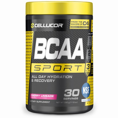 Cellucor BCAA Sport, BCAA Powder Sports Drink for Hydration &amp; Recovery, Cherry Limeade, 30 Servings