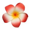 GSHLLO 10 Pcs 7cm Multicolor Hawaiian Hair Clip Beach Foam Flower Headpieces for Wedding Party Accessories