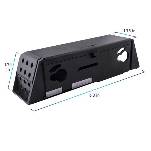 SafeAMP Mouse Trap Chambers Refills Compatible with Victor Indoor Electronic Mouse Trap M250S, 12-Pack