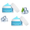 LOYOTICE 2PC Moisturizer Ice Water Sleeping Mask, Skin Beauty Hydra Moist Ice Water Sleeping Mask Cream, Hydrating Overnight Sleeping Mask, Wash-Free Sleeping Facial Mask(100g)