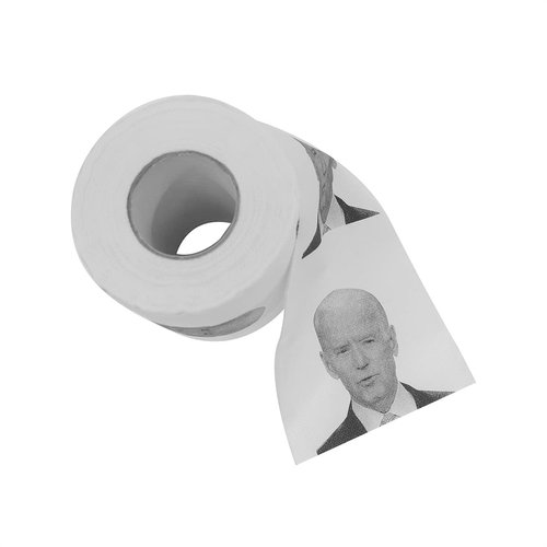 Treasure Gurus Novelty President Joe Biden Toilet Paper Roll Funny TP Party Supply Political Gag Gift Prank Practical Joke