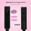 janelove Upgraded Hair Crimper 2 Adjustable Temperature, 1/2 Inch Beach Waves Curling Iron, Hair Waver for Short & Medium Hair, Home and Travel Friendly Crimper Hair Tool, Dual Voltage