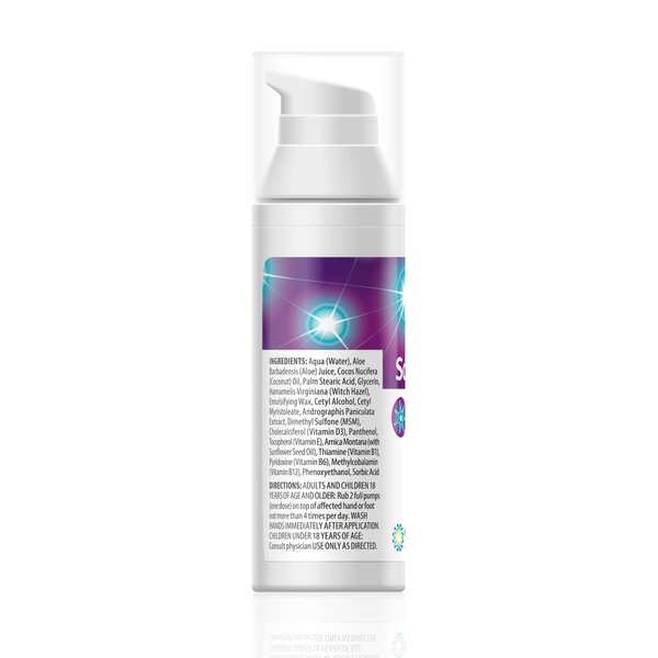 Vita Sciences SciatiCream - Cream for Sciatic Nerve Support with Arnica, B1, B5, B6, MSM, Aloe and Coconut Oil. Fast Acting Soothing Formula…
