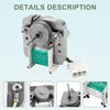 297250000 297309000 Refrigerator Evaporator Fan Motor Compatible with Cro-sley Frigid-aire Elec-trolux Ken-More Refrigerator Replaces 216914200 216934100 297309000 5304442624 7297250000 7216934100