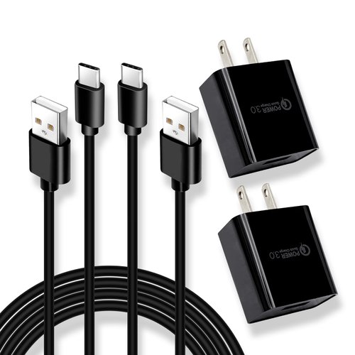 2 Pack 18W USB C Charger for Motorola Razr/Razr Plus 2023,Mote Edge 2021/2022,G Power 5G 2023/2024,G Pure,G Play,One Ace,One 5G,Motorola G 5G/G Stylus 5G 2022/2023 Phone 10ft Type C Charging Cable
