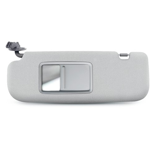 SAILEAD Left Driver Side Sun Visor Replacement Compatible with Hyundai Elantra 2011 2012 2013 2014 2015 Avante MD, 852103X000TX, Grey