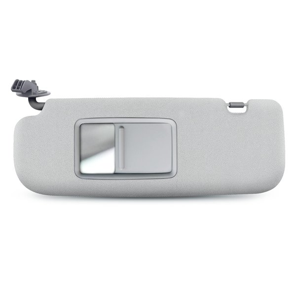 SAILEAD Left Driver Side Sun Visor Replacement Compatible with Hyundai Elantra 2011 2012 2013 2014 2015 Avante MD, 852103X000TX, Grey