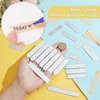 INFUNLY 24pcs Words Cutting Dies Happy Birthday Words Metal Die Cuts Dialog Frame Cutting Dies Best Wishes Inspirational Word Embossing Stencils for Card Making Birthday Party DIY Craft Scrapbooking