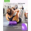 Trideer Pilates Ball 9 Inch Core Ball, Small Exercise Ball with Exercise Guide Barre Ball Mini Yoga Ball for Pilates, Yoga, Core Training, Physical Therapy, Balance, Stability, Stretching