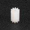 uxcell 20pcs Plastic Gears White 10 Teeth Model 102A Reduction Gear Plastic Worm Gears for RC Car Robot Motors