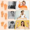 30 pcs Tiny Hands Finger Puppets, Mini Hands Little Small Hands Mini Thing Gag Performance Funny Fingers for Puppet Show Gifts Classroom Prizes Party Favors for Kids (7 Styles)
