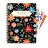 Ymumuda 2024 Planner, 12-Month Weekly Monthly Planner from JAN.2024 to DEC.2024, 8.4" X 6", Spiral Planner Notebook with Stickers, Elastic Closure, Inner Pocket, Sticky Index Tabs, Floral 01
