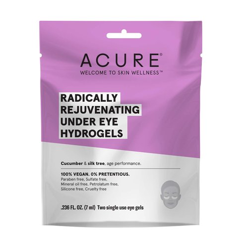 ACURE Radically Rejuvenating Under Eye Hydrogel Mask | 100% Vegan | Provides Anti-Aging Support |...