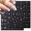 8 Sheets Metallic Silver Nail Stickers for Women 3D Star Moon Sun Nail Decals for Nail Art Supplies Bronzing Silver Nail Sticker Pegasus Butterfly Nail Art Stickers Self-Adhesive Stickers for Nails