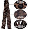 Elastic Bands for Wig Edges 2PCS Edge Laying Band Adjustable Edge Wrap to Lay Edges Lace Melting Band Leopard Print Pattern Wig Band for Edges Comfortable Elastic Band for Lace Frontal Melt